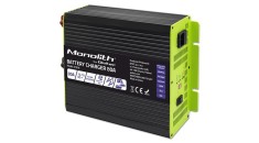 &Icirc;ncărcător Qoltec Smart Monolith pentru baterii LiFePO4 AGM GEL SLA | 80A | 12V | &Icirc;ncărcare rapidă