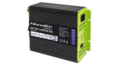 &amp;Icirc;ncărcător Qoltec Smart Monolith pentru baterii LiFePO4 AGM GEL SLA | 80A | 12V | &amp;Icirc;ncărcare rapidă foto