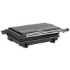 Grill Electric Teesa 1000W Panini, Placi Striate Antiaderente, Control Temperatura, Indicator LED, Protectie Supraincalzire