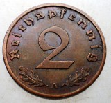 2.799 GERMANIA 2 REICHSPFENNIG 1936 A RARA, Europa, Bronz