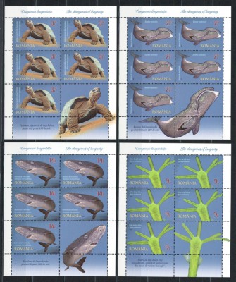 Romania 2023 Mi 8264/67 klb MNH - Animale longevive foto