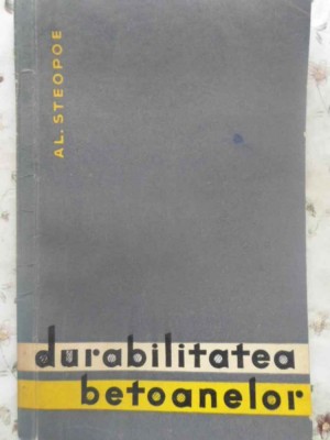 DURABILITATEA BETOANELOR-AL. STEOPOE-226715 foto