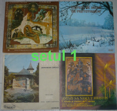 vinil set 4 discuri la 155 lei,colinde romanesti Madrigal,Furdui-Iancu,Christmas foto