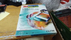 Film pt. retroproiector, A4, imprimare laser color, 50 buctop, 3M CG3700