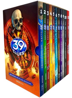 The 39 Clues Series 1 11 Books Collection Box Set Pack Plus 66 Digital Game Cards By Rick Riordan,Rick Riordan - Editura Scholastic foto