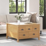 vidaXL Masă de cafea Maro miere 79.5 x 79.5 x 49 cm Lemn de pin masiv 42025040