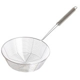 Paleta perforata metalica de bucatarie, Pentru Cartofi Prajiti, Gogosi, Churros sau Carne, 42 x 17 cm