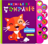 Carte sonoră cu 10 sunete. Animale de companie - Board book - Flamingo