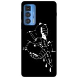 Husa compatibila cu Motorola G100 model Trust no one, Silicon, TPU, Viceversa, Transparent, Carcasa