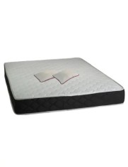 Saltea cu arcuri, Superortopedica Luna 180x200x20 cm, plasa de arcuri Bonell, sistem de aerisire perimetral, Saltsib plus 2 perne matlasate, umplutura