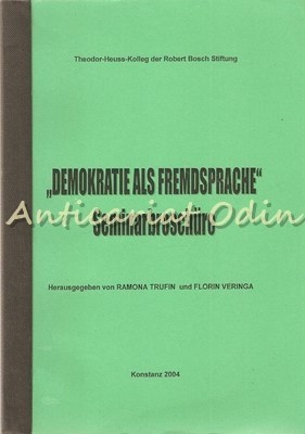 Demokratie Als Fremdsprache, Seminarbroschure - Ramona Trufin, Florin Veringa