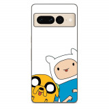 Husa compatibila cu Google Pixel 8 Pro Silicon Gel Tpu Model Finn and Jake Tongues