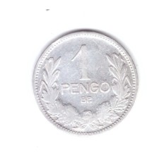 Moneda Ungaria 1 pengo 1927, stare buna, curata