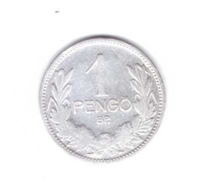 Moneda Ungaria 1 pengo 1927, stare buna, curata foto