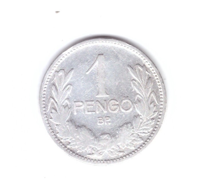 Moneda Ungaria 1 pengo 1927, stare buna, curata
