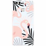 Husa silicon pentru Huawei P9 Plus, Flamingo