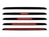 Lampa stop suplimentara Audi A6 (C6), 05.2004-03.2011, parte montare Spate, Central, Tuning, Dinamic, rosu - fumuriu