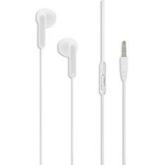 Casti Audio Handsfree Albe cu Microfon si Reglare Volum, CMCLASS