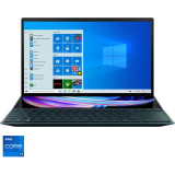 Laptop ultraportabil ASUS ZenBook Duo 14 UX482 cu procesor Intel&reg; Core&trade; i7-1165G7 pana la 4.70 GHz, 14, Full HD, Touch, 16GB, 1TB SSD, NVIDIA&reg; GeForce