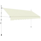Gossi copertina retractabila manual, crem, 350 cm