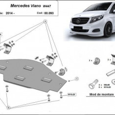 Scut metalic pentru sistemul Stop&amp;Go Mercedes Viano W447 1.6Diesel, 2x4 2014-prezent