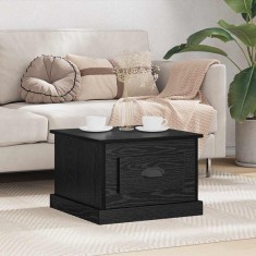 vidaXL Masă de cafea Stejar negru 50 x 50 x 35 cm Lemn compozit 881372