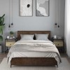VidaXL Noptiere, 2 buc., stejar sonoma, 40x40x55 cm, lemn compozit 846077