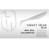 Cumpara ieftin Shad Ghost 13cm White / Silver Herakles