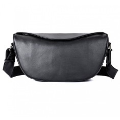 Geanta dama, BUSY LDY&amp;GTM&reg; Taylor, piele naturala, premium, inchidere dubla, neagra