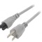 Cablu Alimentare IEC C5 la NEMA 5-15 1.8m Gri 7A