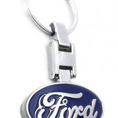 Breloc tema Ford auto nou model detaliu metal + ambalaj cadou