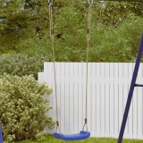 Leagan Copii Exterior vidaXL Albastru, Funie Reglabila, 3-10 Ani, Max 50kg, Siguranta Sporita, Montare Usoara