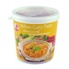 Pasta curry galbena COCK 400g foto