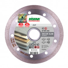 Disc diamantat Distar Decor Slim ceramica/flex 125mm Ucraina Profesional foto