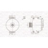 Alternator Mercedes Clasa C, Clasa C Coupe, Clasa C T-Model, Clasa CLC, CLK, CLK Cabriolet, Clasa E, Clasa E Convertible, Clasa E Coupe, Clasa E T-Mo, Magneti Marelli