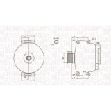 Alternator Mercedes Clasa C, Clasa C Coupe, Clasa C T-Model, Clasa CLC, CLK, CLK Cabriolet, Clasa E, Clasa E Convertible, Clasa E Coupe, Clasa E T-Mo