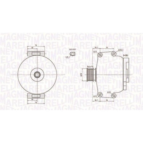 Alternator Mercedes Clasa C, Clasa C Coupe, Clasa C T-Model, Clasa CLC, CLK, CLK Cabriolet, Clasa E, Clasa E Convertible, Clasa E Coupe, Clasa E T-Mo