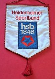 Fanion (brodat de protocol) fotbal - Heidenheimer Sportbund 1846 e.V. (Germania)