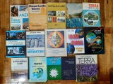 15 vol. Geografia Terrei / Terra (Economica, Resurse, Zestrea minerala, Deserturi, Porturi, Capitale, Fluvii, America de Nord, Antarctica, Anzii etc.)