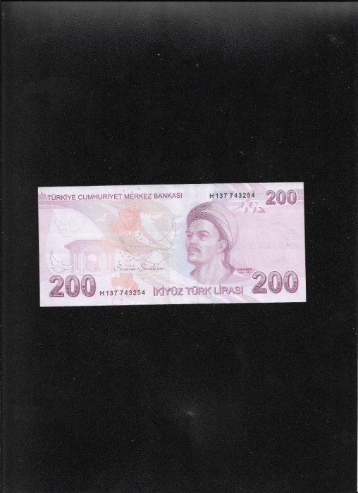 Turcia 200 lire 2009 seria137743254