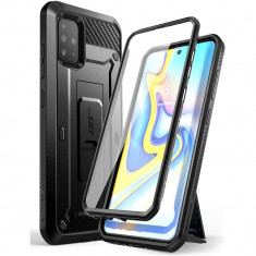 Carcasa 360 grade Supcase Unicorn Beetle Pro Samsung Galaxy A71 cu protectie display, Negru foto