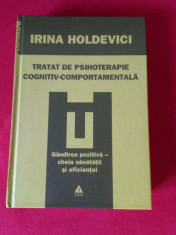 Tratat de psihoterapie cognitiv-comportamentala-Irina Holdevici foto