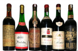 LOT - ITALIA SPANIA- 6 STICLE VIN ROSU, Recoltare 1951/1960/1961/1962/1964/1965, Sec, Europa