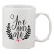 Cana alba personalizata &#039;You and me&#039;, INOVATIX&reg;. 330ml