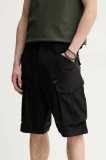 G-Star pantaloni scurți bărbați, culoarea negru, D08566-D909
