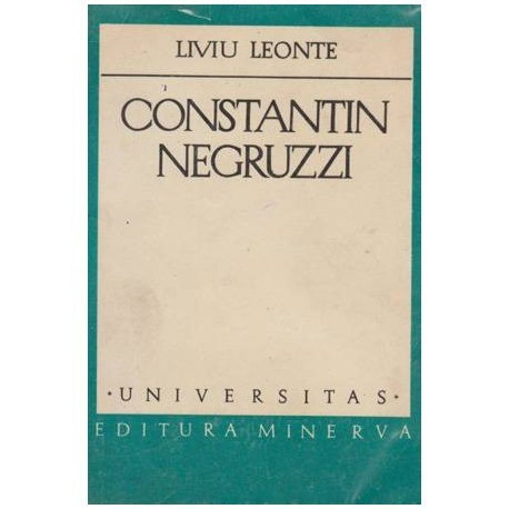 Liviu Leonte - Constantin Negruzzi - 100038