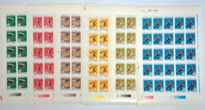 TIMBRE ROM&amp;Acirc;NIA LP1336/1994-J.O. de iarnă LILLEHAMMER -Set de 6 coli (ERORI) MNH foto