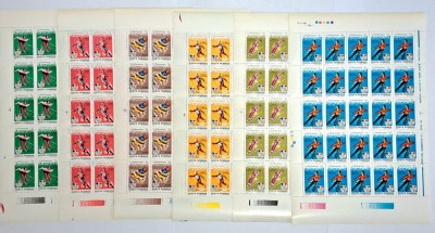 TIMBRE ROM&amp;Acirc;NIA LP1336/1994-J.O. de iarnă LILLEHAMMER -Set de 6 coli (ERORI) MNH foto