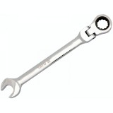 Cheie combinata cu clichet si cap flexibil 21 mm YATO