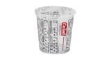 Cana vopsire gradate Colad 350ml, 50 buc. Pahar plastic amestec vopsitorie